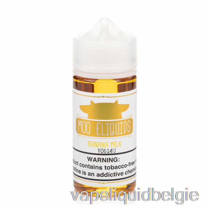 Vape België Bananenmelk - Moo E-liquids - 100ml 6mg